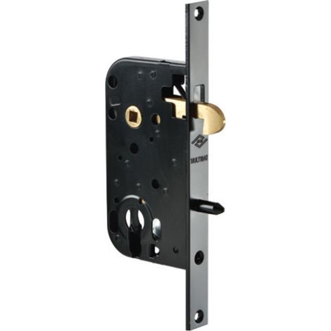 jpm MUTIBAT cerradura embutida negra para puerta corredera