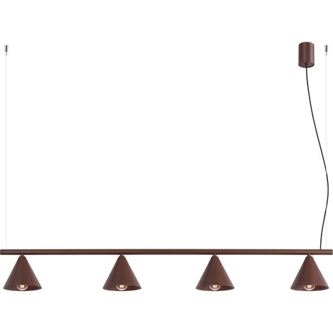 Lampadari Nox marrone 122x215x14cm Acciaio Sollux (1/5)