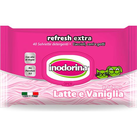 TOALLITA INODORINA EXTRA LECHE Y VAINILLA 40 UDS