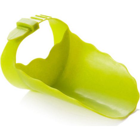Rallonge de robinet pour enfants en PP, polyvalente et verte, idéale pour le lavage des mains des tout-petits à la maison. (1/5)