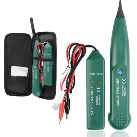Kabelortungsgerät, MS6812 Elektrischer Kabeldetektor, Tragbares Kabelortungsgerät, Telefonkabeltester für Telefone, Kabelverfolger, Leitungsortungsgerät (1/5)