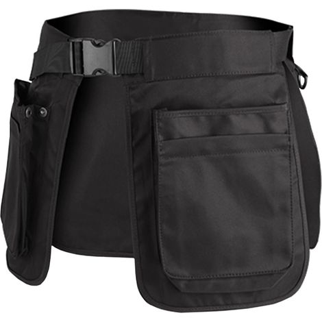 Sac-tablier de taille multipoches — Doté d'une ceinture réglable et d'une grande capacité de rangement idéal pour le jardinage, la coiffure, le nettoyage et la restauration. (1/5)