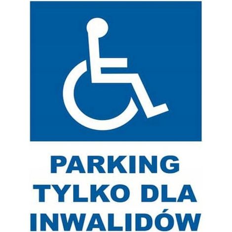 Panneau ZI-41 STATIONNEMENT RÉSERVÉ AUX PERSONNES HANDICAPÉES