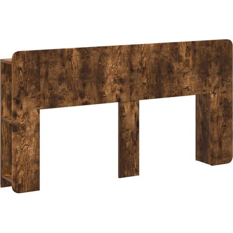 Maison Exclusive - Testata del letto Rovere Fumo Legno ingegnerizzato