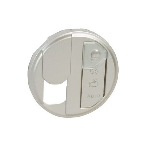 Legrand 068591 Céliane cover plate for single outlet for the Optimum system - titanium finish