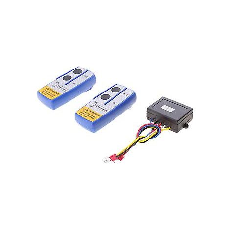 Kabellose Bergungswinde mit Doppelfernbedienung, 12V-Handsender, 30 m Reichweite, für PKW, Jeep, SUV