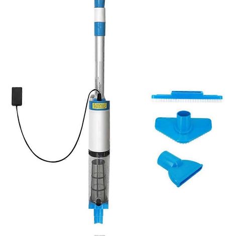 Aspirateur de piscine 3 en 1 rechargeable, sans fil et portable, pour le nettoyage du sable et des débris dans les piscines et spas (prise américaine). (1/5)