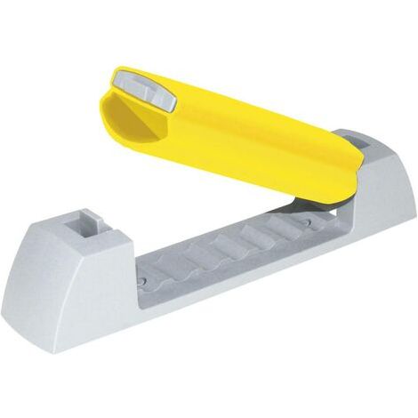 Serpa 5.07164.1003 Clip de câble autocollant 5.07164.1003 Plage de Ø du faisceau 10 mm (max) refermable gris clair, jaune 1 pc(s) S13451 (1/5)