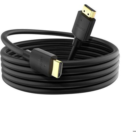 Câble HDMI - 2.0 - 4K 60Hz - 18 Gbps - 2m - Connecteurs Plaqués Or (1/5)