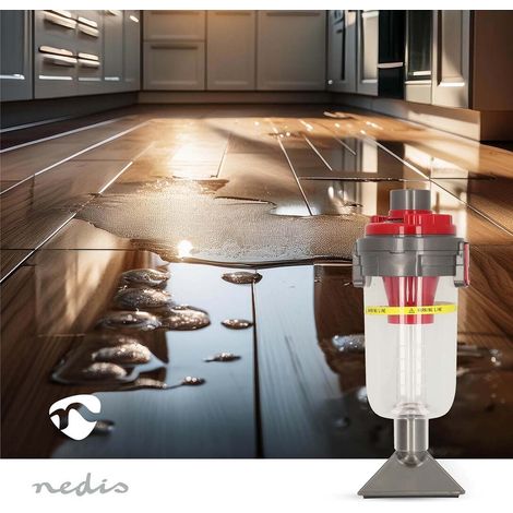 Nedis Adapter Nass und Trocken VCWDA100WH32 Rot Grau