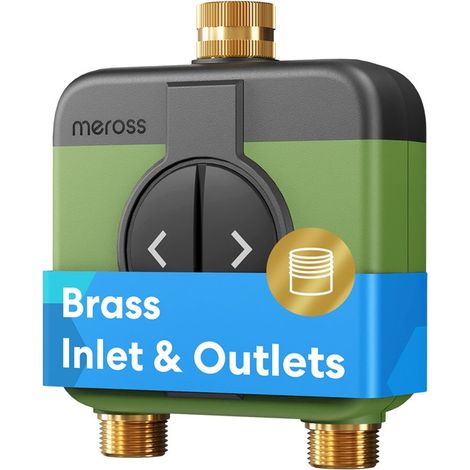 MEROSS PROGRAMMATEUR ARROSAGE WIFI 2 VOIES MST200 HUB MSH450/MSH400 REQUIS ARROSAGE AUTOMATIQUE & RETARD DE PLUIE SUIVI DE