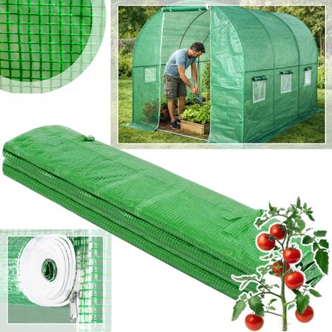 Tunnel bâche 3x2x2m COUVERTURE VERTE (1/5)