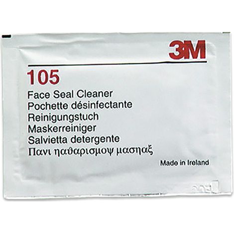 Nettoyant pour masque respiratoire 3M pour ( Prix pour Boîte de 40 ) (1/2)