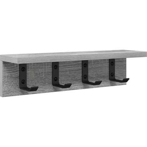 Maison Exclusive - Wandmontierter nachttisch Graues Sonoma 40 x 1