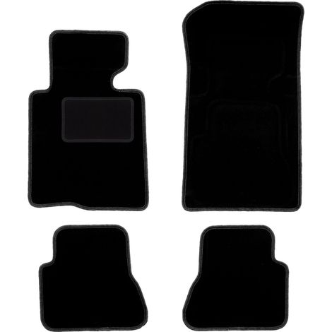 Tapis en velours noir pour : BMW 3 E46 cabriolet (2000-2007) (1/5)