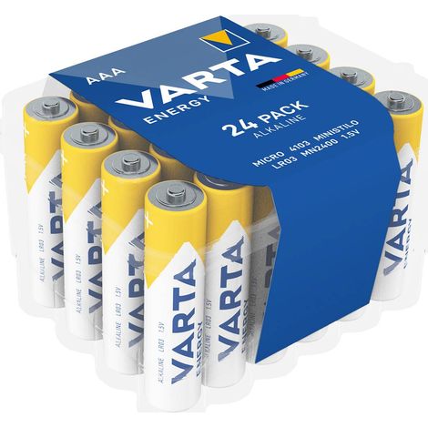Pile LR3 (AAA) alcaline(s) Varta Energy AAA CVP 24 1.5 V 24 pc(s) X37074 (1/10)