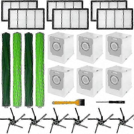 iRobot Roomba S9/S9+ Ersatzteilset: Zubehör, Filter, Bürsten und Ersatzteile für den Saugroboter, komplettes kompatibles Set, einfache Wartung und optimale Leistung. (1/5)