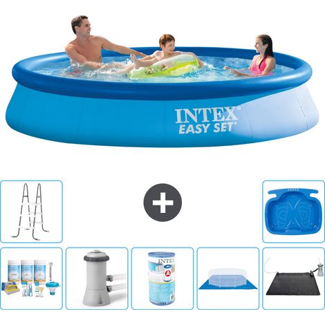 Intex Piscine Easy Set Ronde - 366x76 cm - 8-pièces S40619 (1/5)