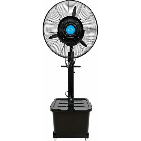 Ventilatore da Pavimento Nebulizzatore DCG 280W 46L 3 Velocità Nero (1/4)