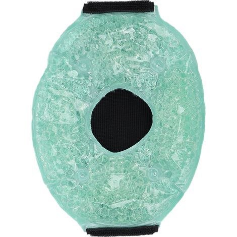 Genouillère rafraîchissante en gel réutilisable. compresse chaude/froide. sachet de gel/glace pour soulager la douleur (vert) (1/5)
