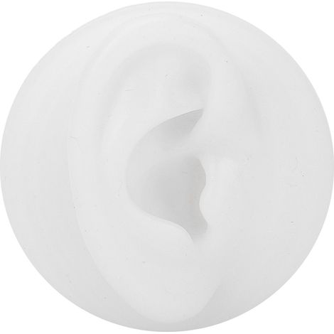 Modèle d'oreille en silicone pour acupuncture, réutilisable, simulation d'oreille droite pour pratique d'affichage (1/5)