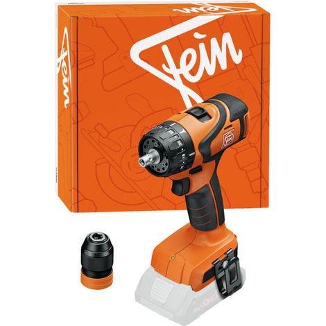 Trapano avvitatore a batteria Fein ABS 18 Q AS, senza batteria né caricabatterie, nella confezione