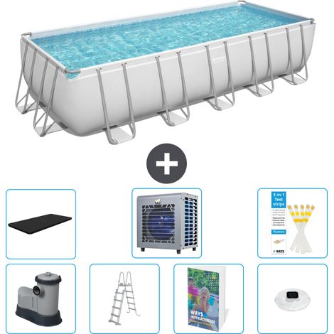 Bestway Piscina Bestway Power Steel Rectangular - 640x274x132 cm - 8-piezas  S523 (1/4)