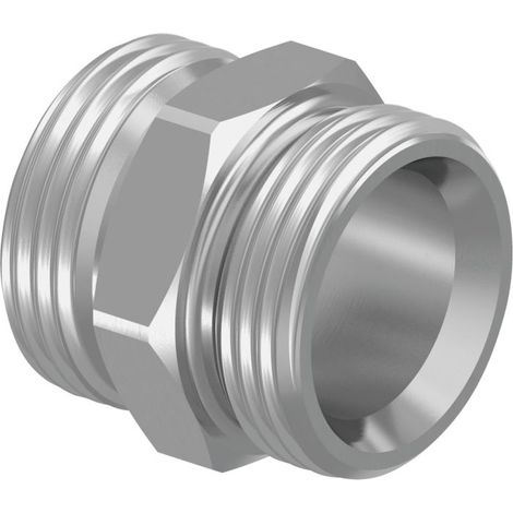 Uponor Doppelnippel 1006641 G 3/4 AG, Eurokonus, verzinkt, Messing (1/2)