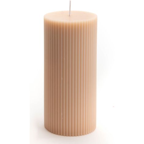 Amadeus - Bougie Strie Grand modèle nude (lot de 6) (1/3)