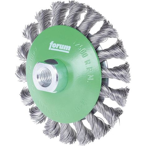 Forum Kegelbürste Rostfrei M14 115 x 0,50 mm gezopft (1/3)