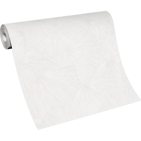 Papier peint baroque gris aspect textile Tapisserie style baroque grise chambre adulte Papier peint intissé damassé couloir & salon (1/5)