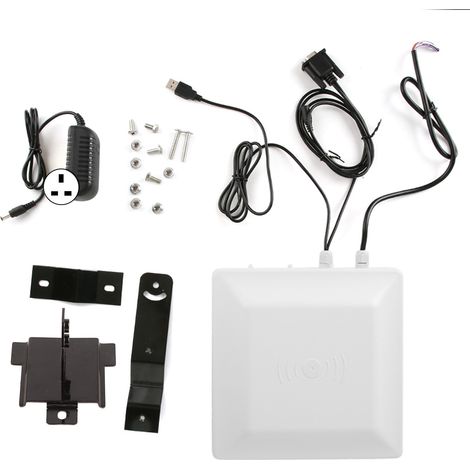Étiquette électronique passive UHF RFID pour contrôle d'accès parking, tête de lecteur 110-240V, 5m, sans réseau, Royaume-Uni (1/5)