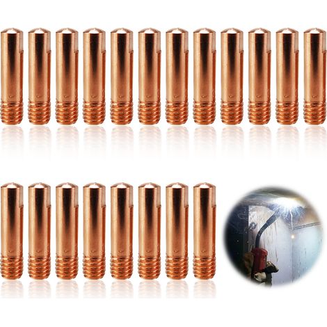 Buse De Soudage - Contact De Courant 0 8 Mm - Cuivre Conducteur 15AK - Pour Torche De Soudage M6 - Lot De 20 Pièces (1/5)