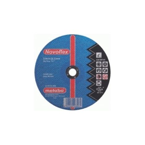 Mola abrasiva METABO Novoflex 150 x 3,0 x 22,23 acciaio, TF 41 616448000