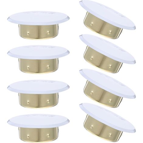 Lot de 8 Couvercles de Plaque Plate pour Sprinkler en Fer Blanc Protection Renforcée pour Têtes de Sprinkler Couvercles de Sécurité Discrets Adaptés aux Systèmes de Protection (1/5)