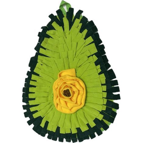 Interaktives Plüsch-Kauspielzeug für Hunde, Avocado-Spender (1/4)