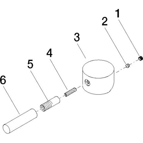 Dornbracht 90206204100-00 Taille pour lavabo sur pied Pièces de rechange (1/3)