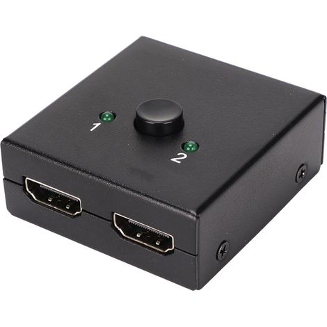 Commutateur HDMI 4K 60Hz 2 Ports - Splitter 1 entrée 2 sorties / 2 entrées 1 sortie pour PC, PS4, TV et appareils iOS (1/5)