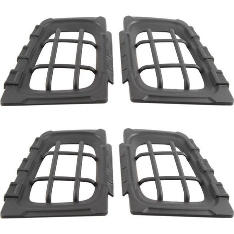 Quattro coperture per fendinebbia per Jimny JB74 (solo modelli 2019-2023) - Striscia di rifinitura del telaio della copertura del fendinebbia