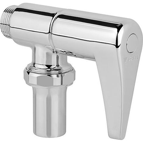 Schell – Robinet de rinçage pour WC – Corps en laiton – Levier en zinc moulé – Finition chrome – DN 20G 3/4 AG