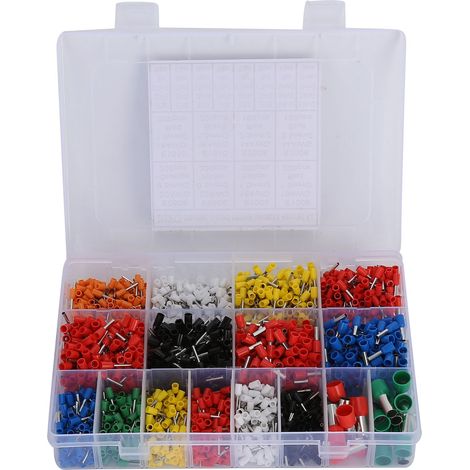 2120 pièces Kit de cosses électriques VE, pratique, en PP, résistant à la température (1/5)