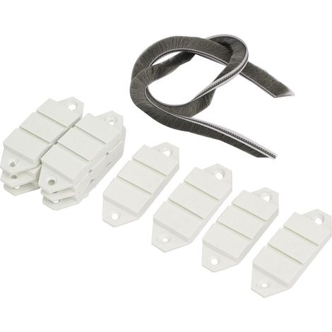 10 pièces 79 mm x 30 8 Schiebe Fenster Kunststoff Winddicht Block w Dichtleiste (1/5)