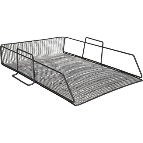 Classeur de Bureau en Fer pour Rangement de Documents, Classeur à Courrier, Étagère de Stockage pour Livres et Fournitures de Bureau, Organisateur de Bureau Métallique (1/5)