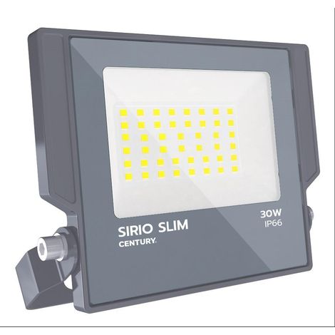 Century proiettore led sirio slim 30w 4000k 3150 lm 110° srs-309540 (1/2)
