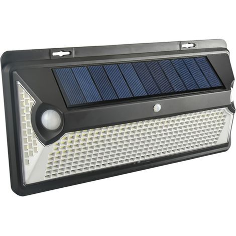 Aplique solar de pared LED IP44 de 360° con doble sensor y 2 baterías de 1200 mAh. (1/5)