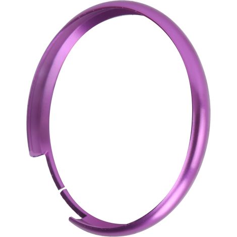 Bague décorative violette en aluminium pour télécommande de voiture MINI R55 R56 R57 R58 R59 R60 (à partir de 2008) (1/5)