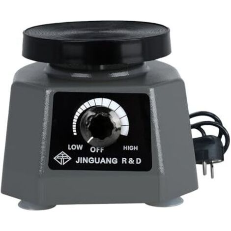 Plaque vibrante pour plâtre, oscillateur dentaire 4" pour plâtre, vibrateur électrique 220 V 100 W, vitesse réglable, plaque vibrante ronde pour plâtre, vibrateur dentaire pour le mélange du plâtre et