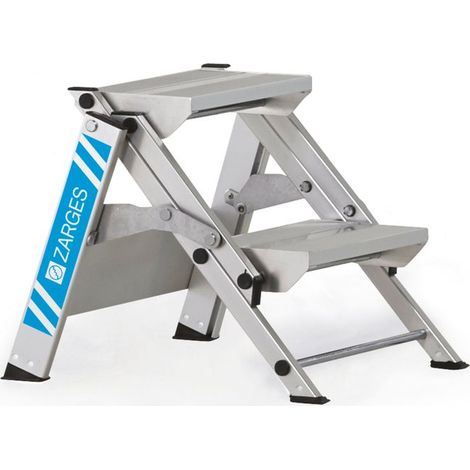 Zarges Sicherheitstreppe Plazastep P 2 Stufen (1/4)