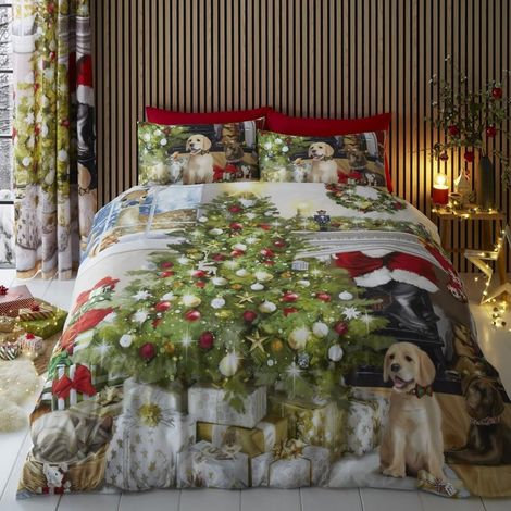 Housse de Couette 200 x 200 cm 2X Taies d'oreiller Housse de Couette Facile d'entretien Literie Traditionnelle Literie Vintage (1/3)