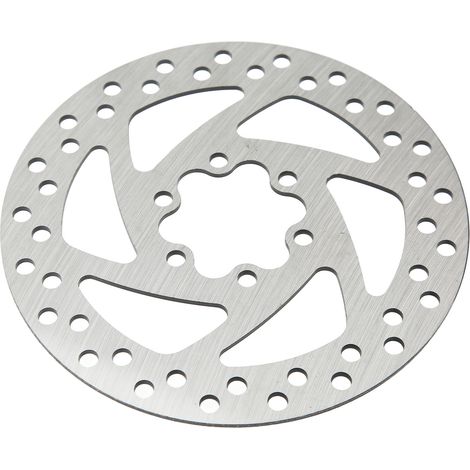 140-mm-Bremsscheibe für Elektroroller, aus Edelstahl, 6-Loch-Design, inklusive 6 Schrauben, geeignet zur Modifizierung von Elektrorollern. (1/4)